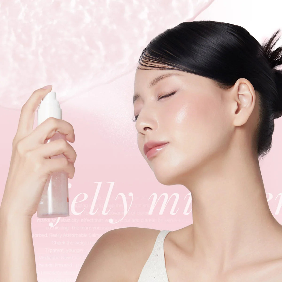 MEDICUBE - PDRN PINK COLLAGEN GLOW JELLY MIST SERUM 100ml
