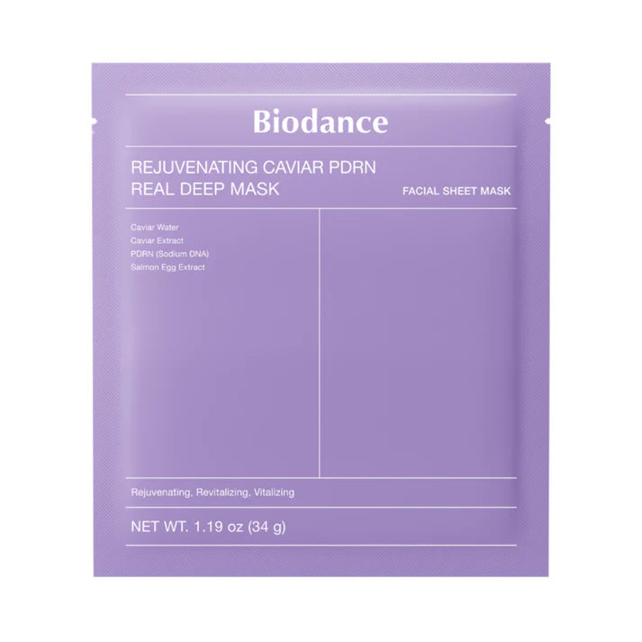 Biodance Rejuvenating Caviar PDRN Real Deep Mask - Mascarilla Facial Revitalizante