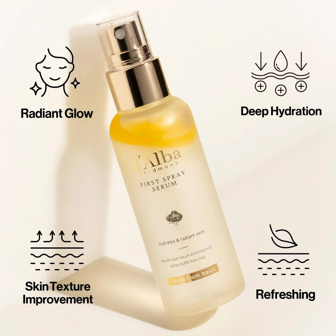 D' ALBA - White truffle First Spray Serum 100ml (vegan)
