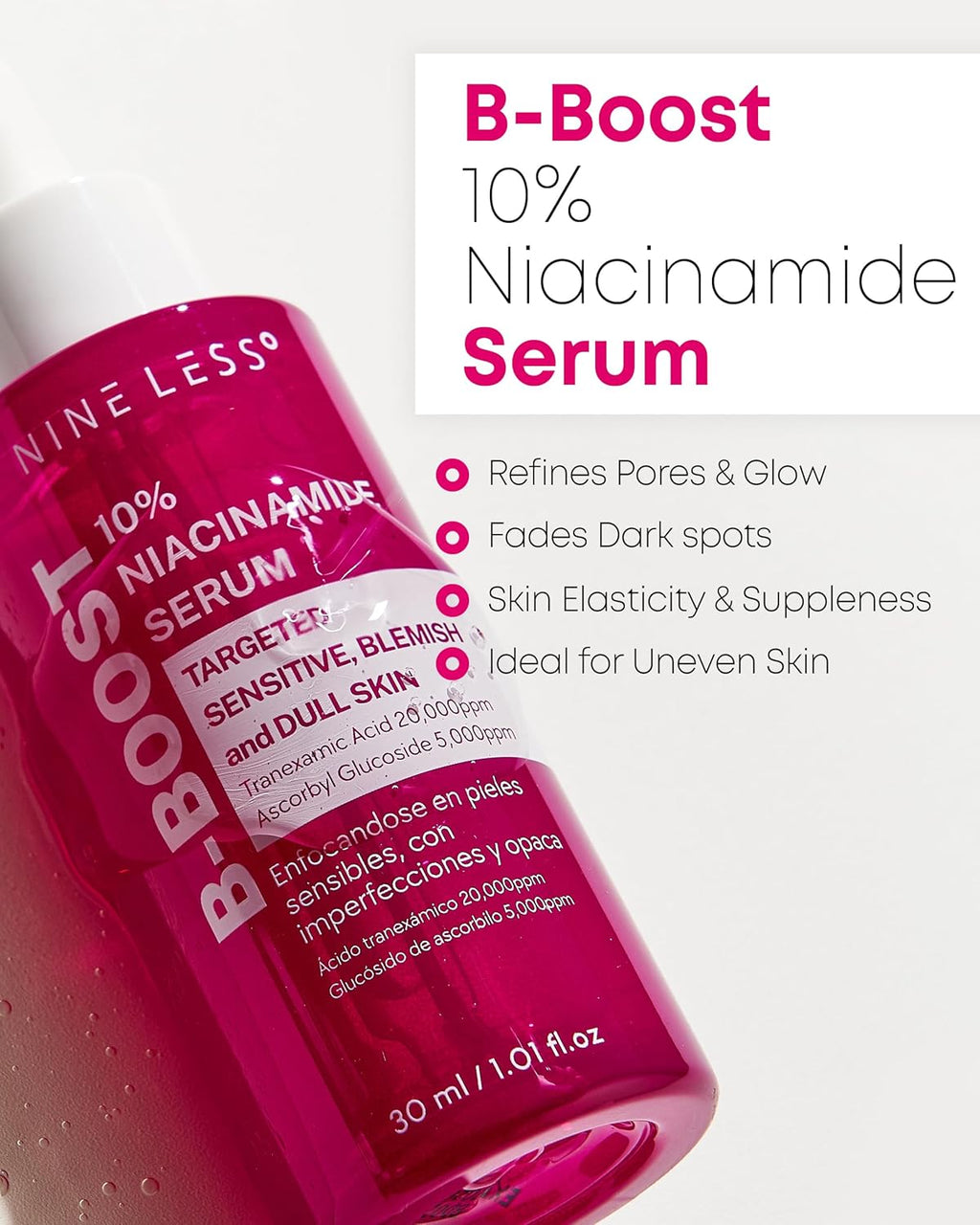 Nine Less- B Boost 10% Niacinamide Serum 30ml