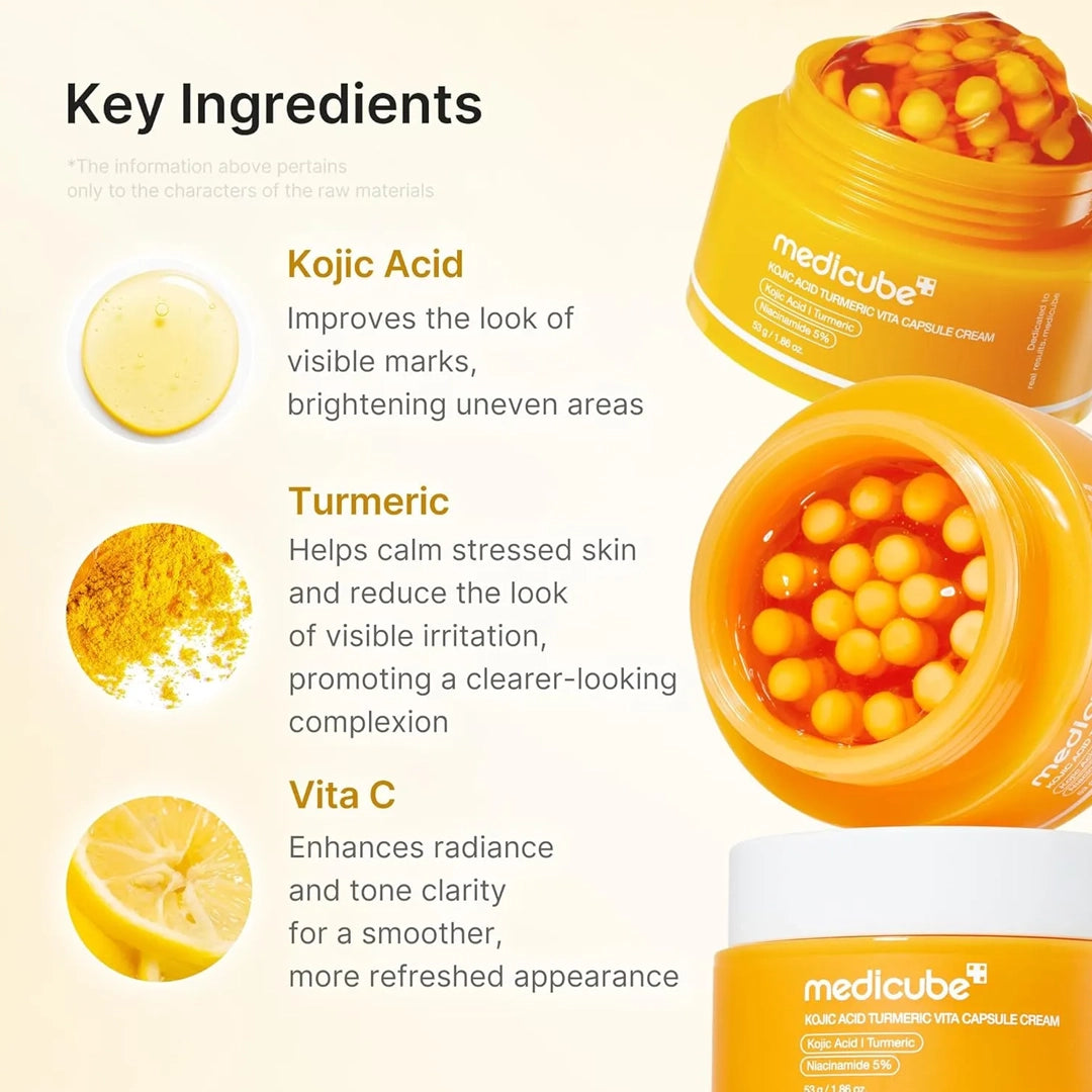 Medicube - KOJIC ACID TURMERIC VITA CAPSULE CREAM