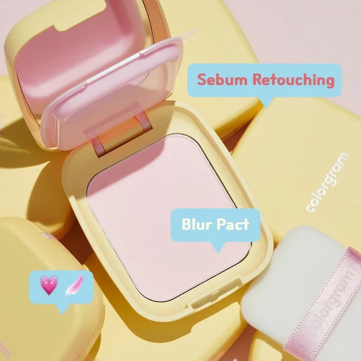 Colorgram- Sebum Retouching Blur Pact Powder