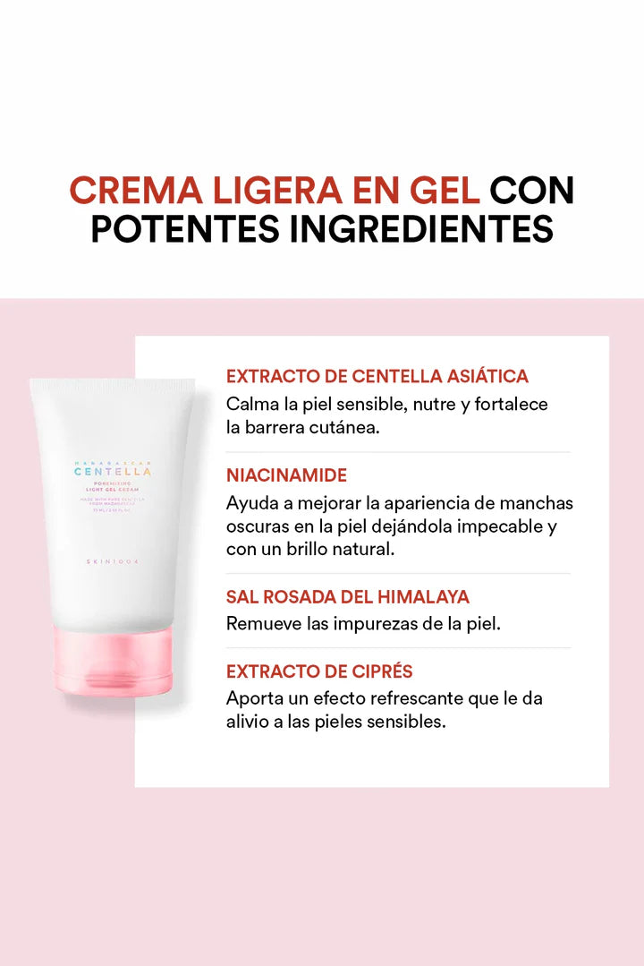 Skin1004- Madagascar Centella Poremizing Light Gel Cream 75ml