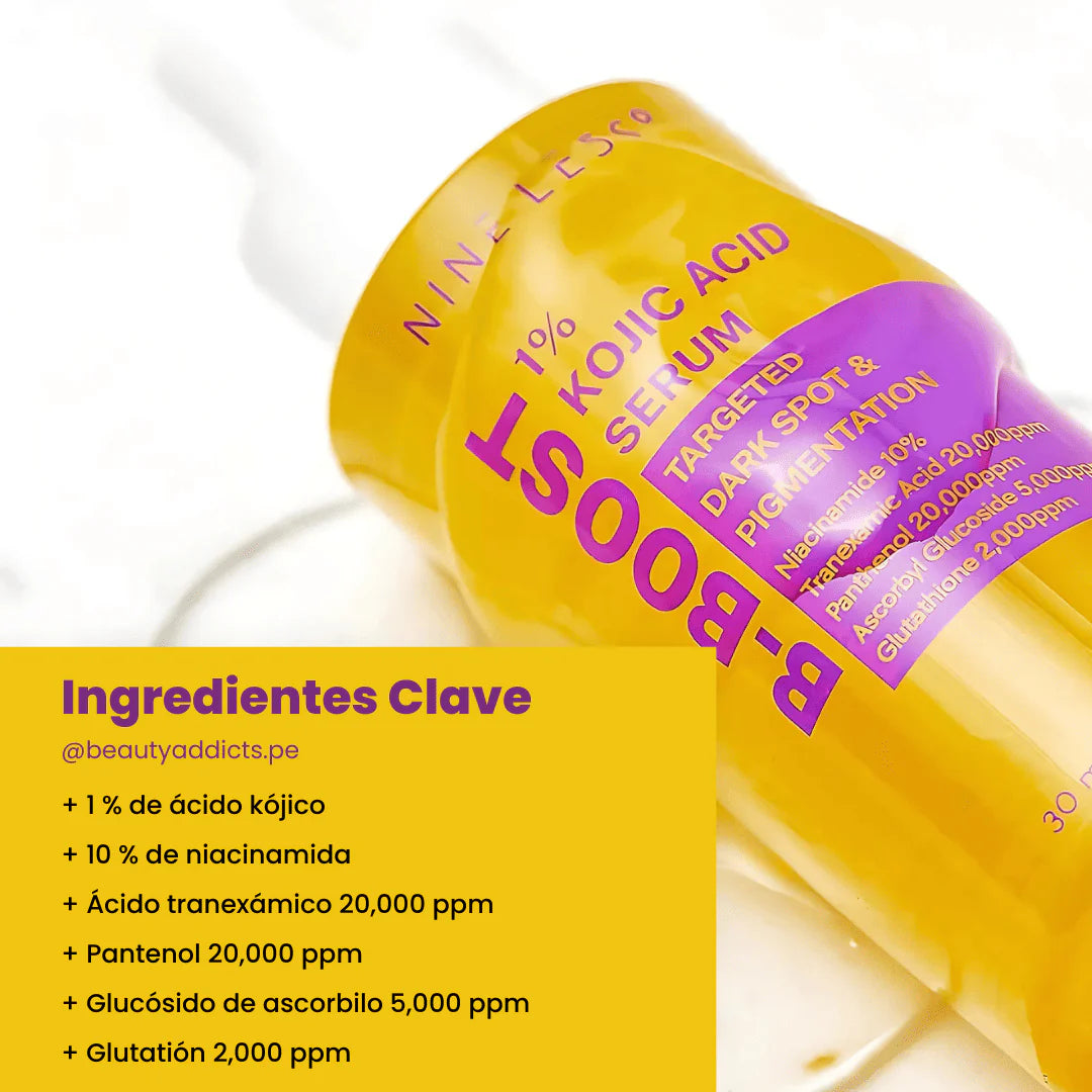 Nine Less- B-Boost 1% Kojic Acid Serum 30ml